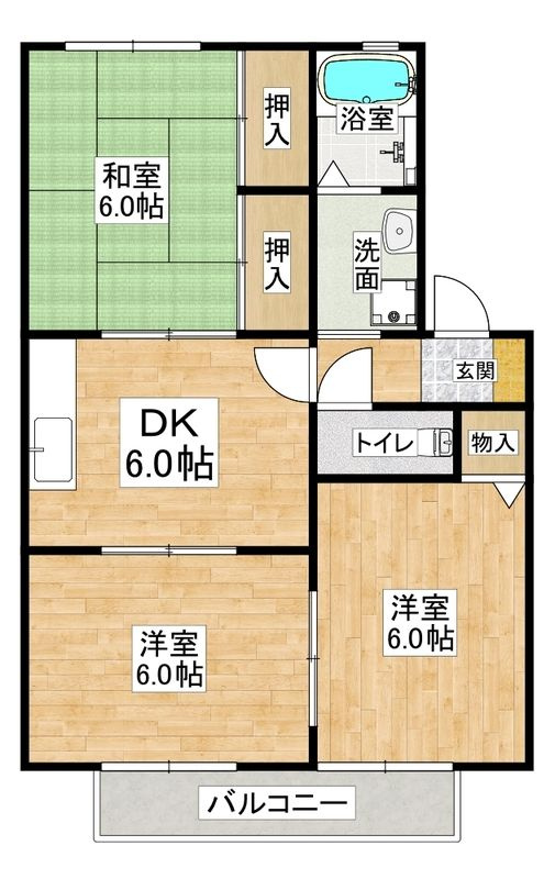 ベルフォーレの間取り