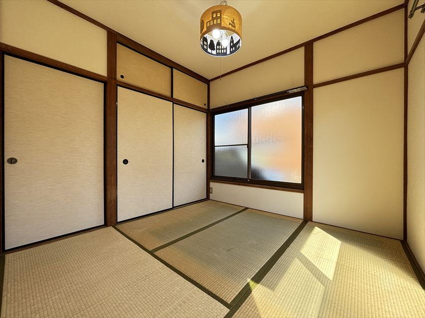 本田５丁目貸家　D棟の和室|和室があれば客間としても活用できます