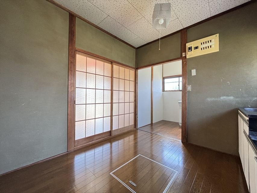 本田５丁目貸家　D棟のキッチン|きれいなキッチンです