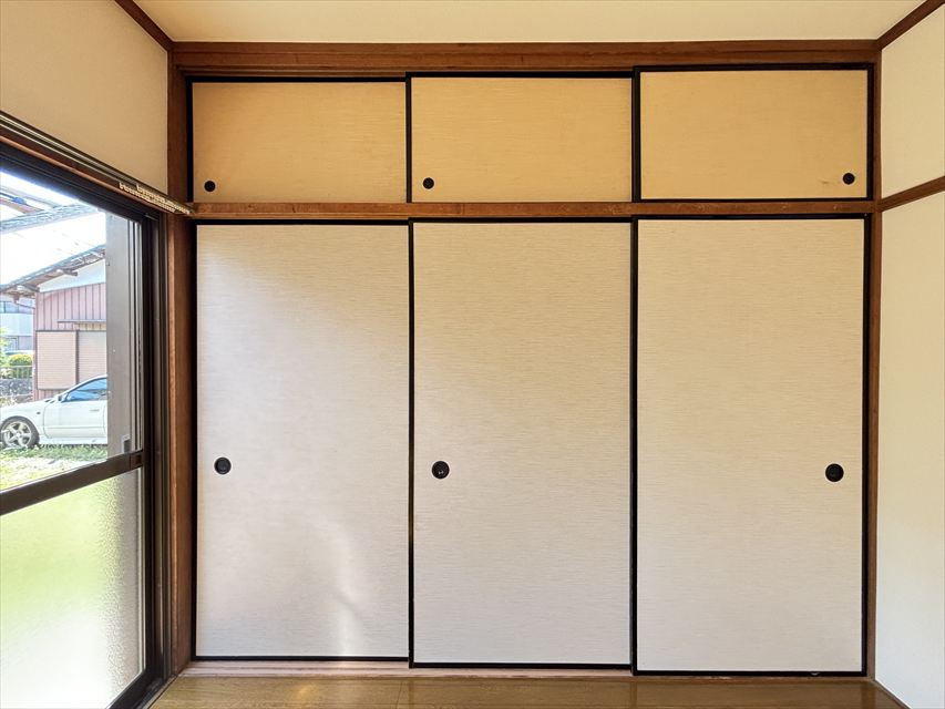 本田５丁目貸家　D棟の収納|収納スペース豊富です