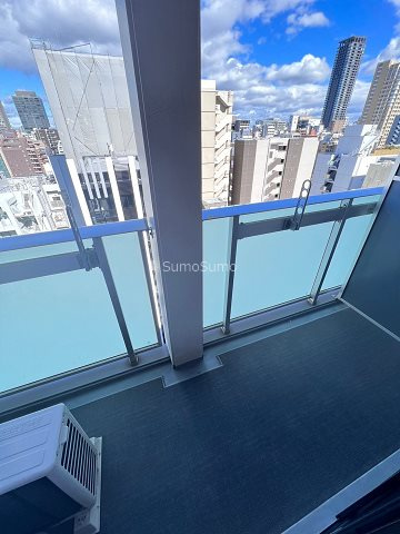 エスライズ東本町のバルコニー
