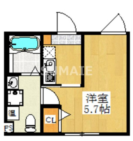 レピュア東十条駅前レジデンスの間取り|角部屋です