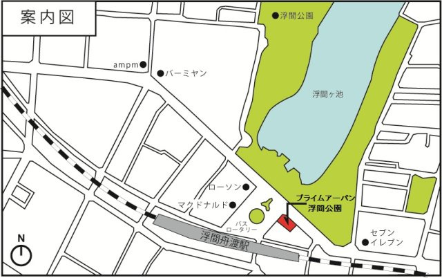 プライムアーバン浮間公園の地図