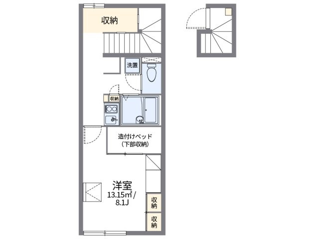 代表的な間取のため実際の間取とは異なる場合があります