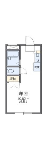 レオパレスルミエールの間取り