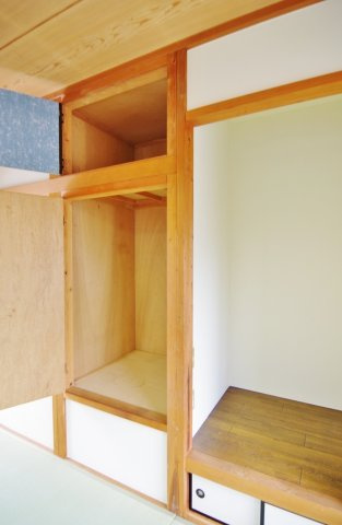 宮本5丁目貸家の収納|こまごまとしたものを収納できそうですね