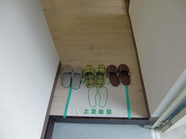 落ち着いた玄関です
