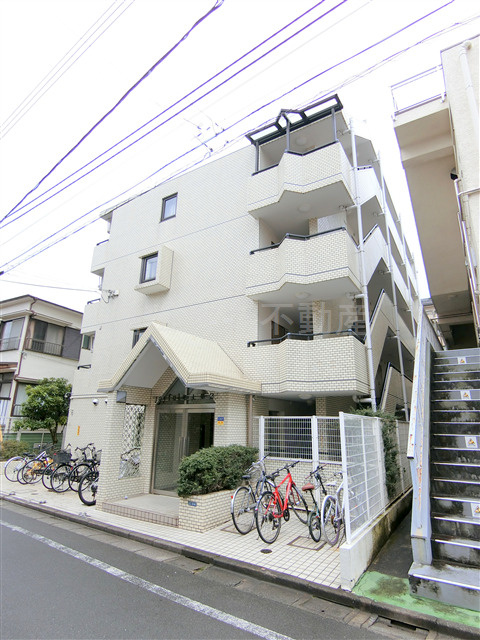 ジョイフル池上第２の外観|1988年9月築　RC鉄筋コンクリート造地上5階建てオートロックと敷地内ゴミ捨て場！
東急池上線池上駅最寄り徒歩8分の東京都大田区池上4丁目！落ち着いた住環境が◎