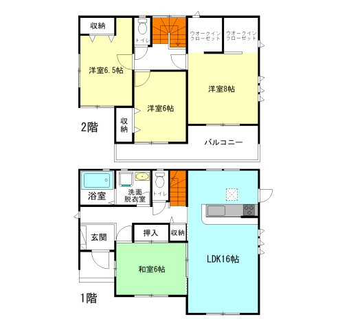 【外観パース】 | リーブルガーデン.S高崎市金古町第11ー① | （完成予想図）金古小学校まで1.4Km！
ジョイホンパークまで3.6Km！
駒寄スマートICまで2.9Km！