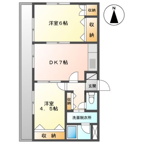 キャトルセゾンの間取り