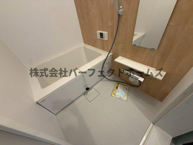 高野道ガレージハウスA棟の浴室|お風呂で日々の疲れを落としましょう