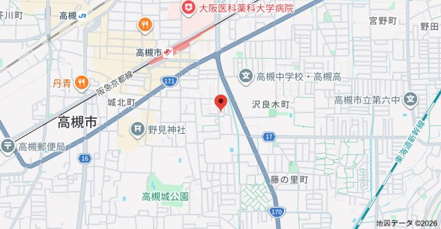 YOUR MAISON上本町の地図