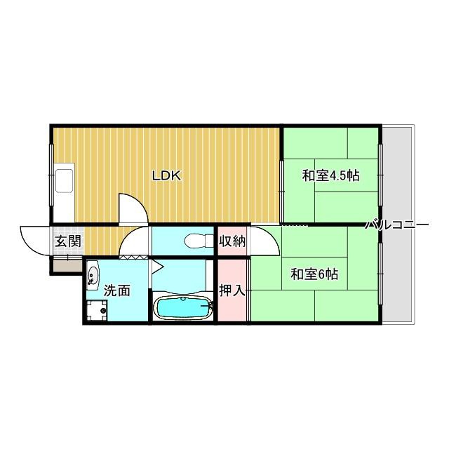 オークマンションの間取り