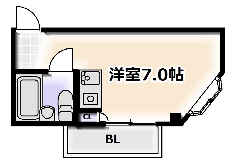 シャトー杉本PARTⅡの間取り