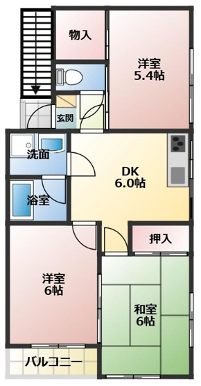 【間取り】 | メゾンボナール