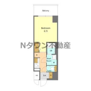 【間取り】 | S-RESIDENCE志賀本通dearly(ディアリー) | 間取りです。