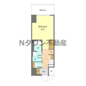 【間取り】 | S-RESIDENCE志賀本通dearly(ディアリー) | 間取りです。