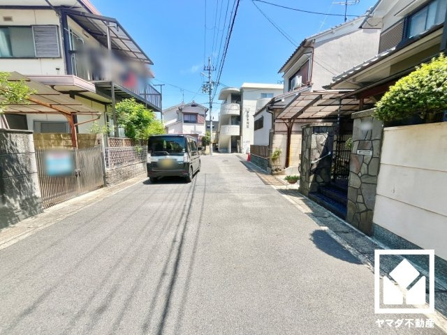 宇治市小倉町天王の前面道路含む現地写真