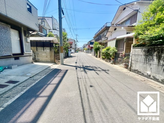 宇治市小倉町天王の前面道路含む現地写真