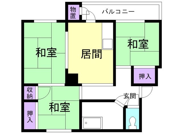 スカイレジデンスの間取り