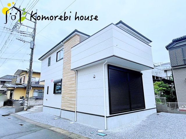 桶川市朝日　4期　新築戸建て　ケイアイグレイス　01の外観|落ち着いた雰囲気の外観です