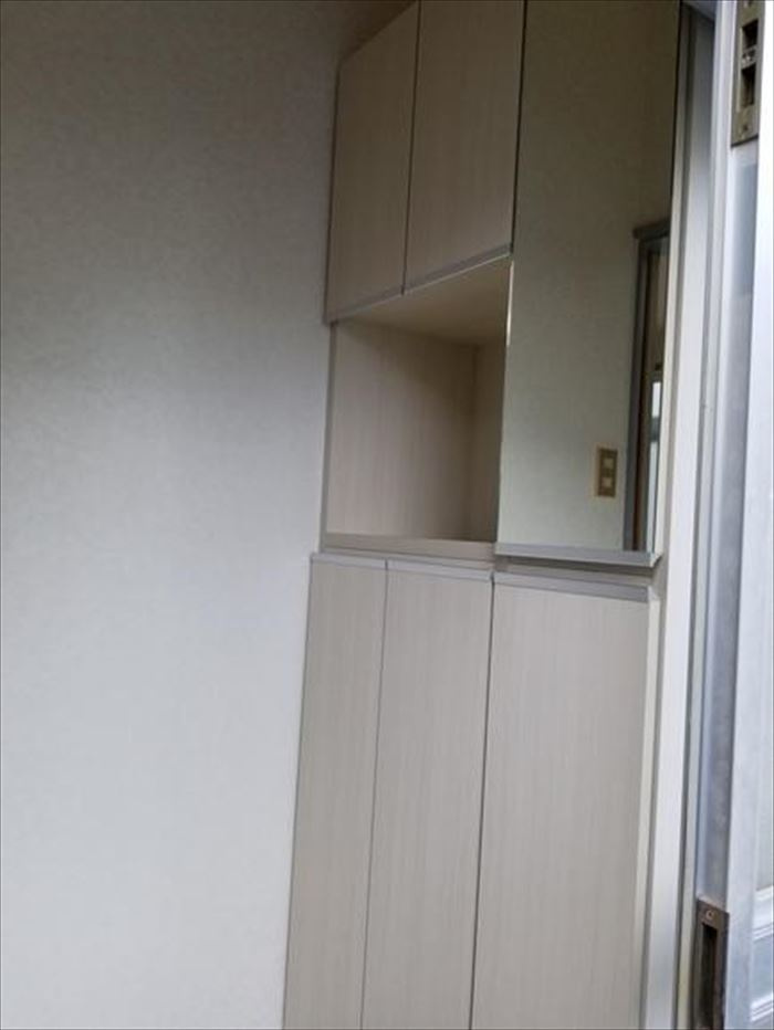 ロイヤルパレスアップルの玄関|シューズボックス