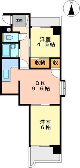 シティアーク熱田の間取り