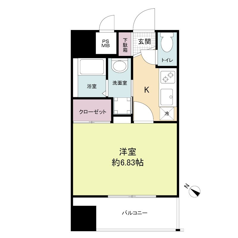 DSタワー大博通りの間取り