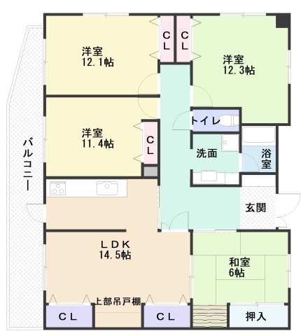 【間取り】 | 井本マンション