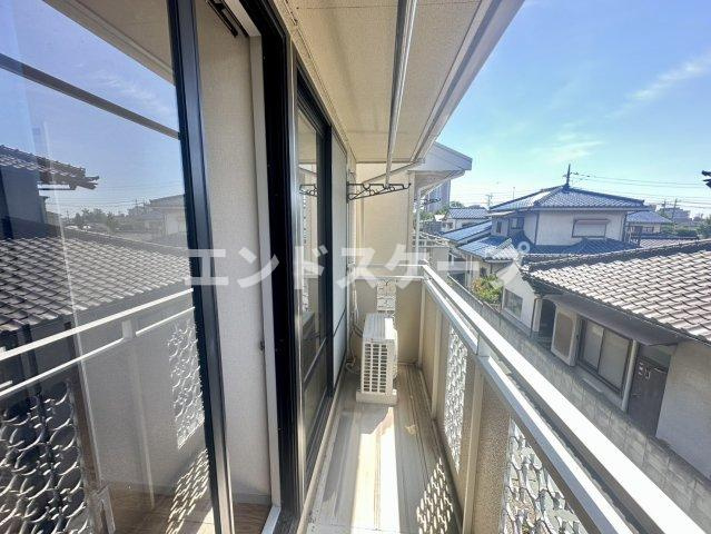メゾンセジュールＡのバルコニー|高崎、前橋のお部屋探しはエンドスケープまで！お客様の理想お聞かせ下さい♪