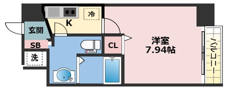 セレニテ難波西の間取り