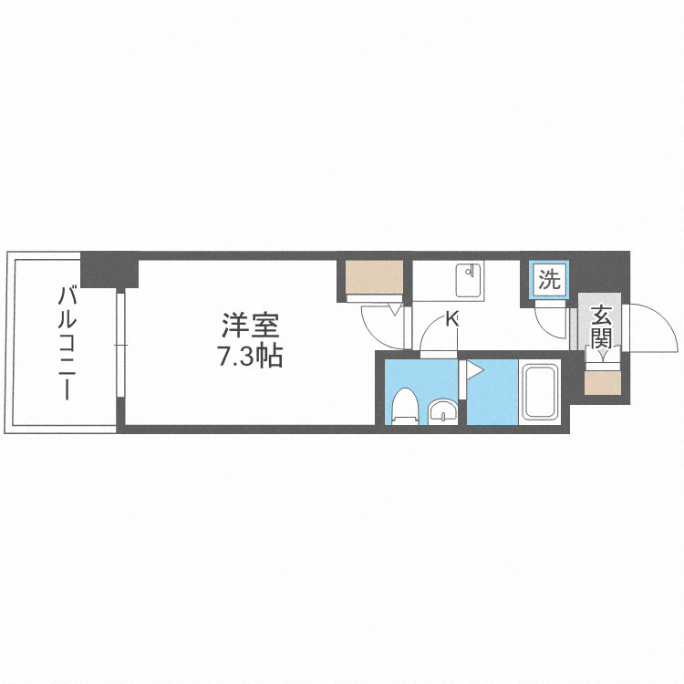 セレニテ京橋クレアの間取り