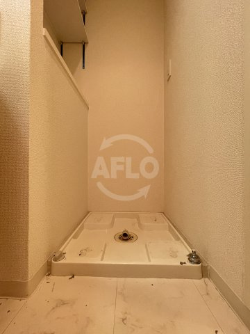 CITY SPIRE難波南（旧NCA難波南）の洗面所|CITY SPIRE難波南　洗濯パン