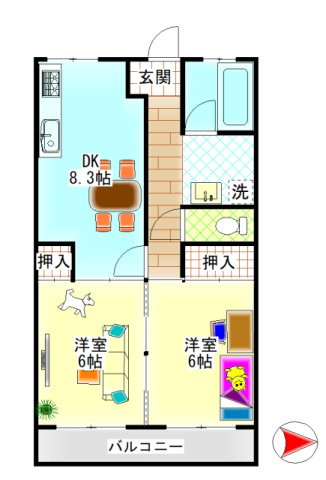 大建アーバンハイツの間取り