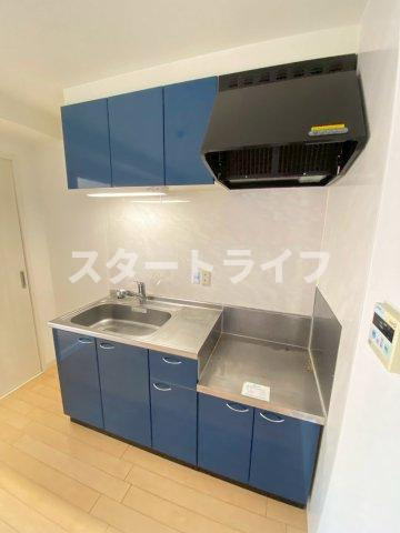 大阪市東淀川区西淡路２丁目の賃貸マンションのキッチン