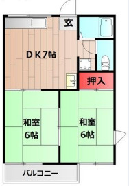ハイツ野々上の間取り