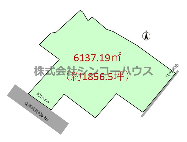 【土地図】 | 久喜市除堀　資材置場 | 久喜市除堀の土地約1856坪。資材置場や駐車場用地にご検討ください。