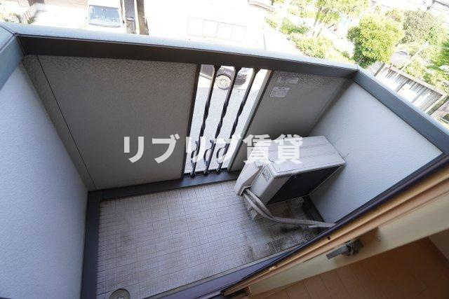 プレジールⅡのバルコニー