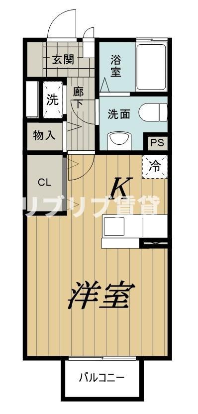 プレジールⅡの間取り