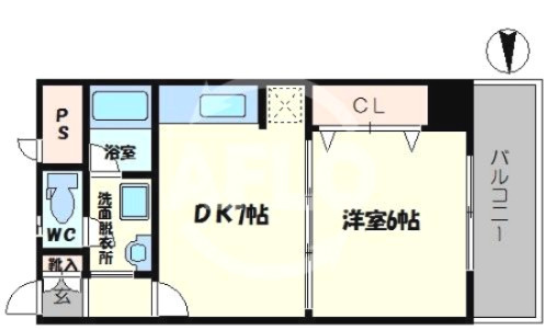 サウスパラジェの間取り|サウスパラジェ　間取り