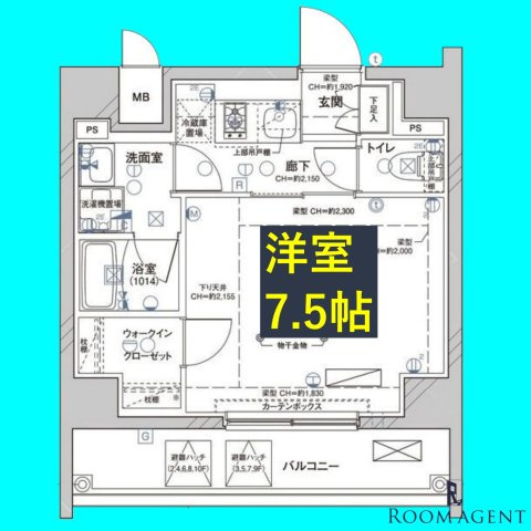 ディアレイシャス大須赤門通本町の間取り