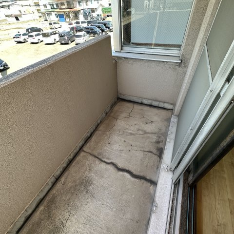 サンライズハイツのバルコニー