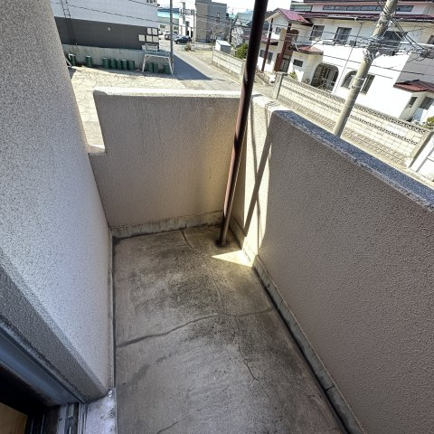 サンライズハイツのバルコニー
