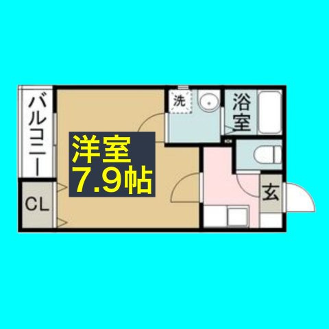 クレフラスト広川　A棟の間取り
