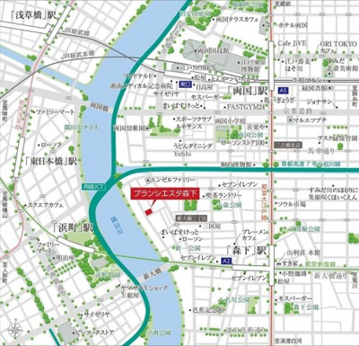 【地図】 | ブランシエスタ森下