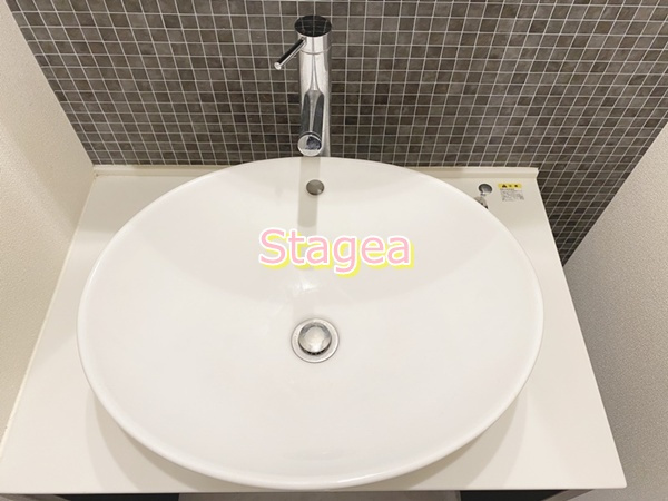 パームコテージX番館の洗面所