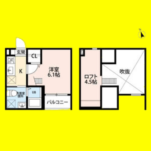 カナパ　名古屋市賃貸　仲介手数料無料の間取り