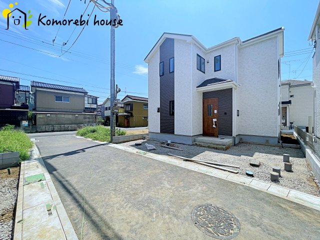 第7上尾二ツ宮　新築一戸建て　ハートフルタウン　2-Cの前面道路含む現地写真|26.7.26　撮影済み