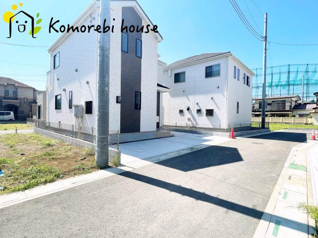 第7上尾二ツ宮　新築一戸建て　ハートフルタウン　2-Cの前面道路含む現地写真|前面道路含む現地写真です