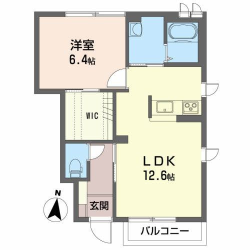 Ｋブランシェ Ｈの間取り